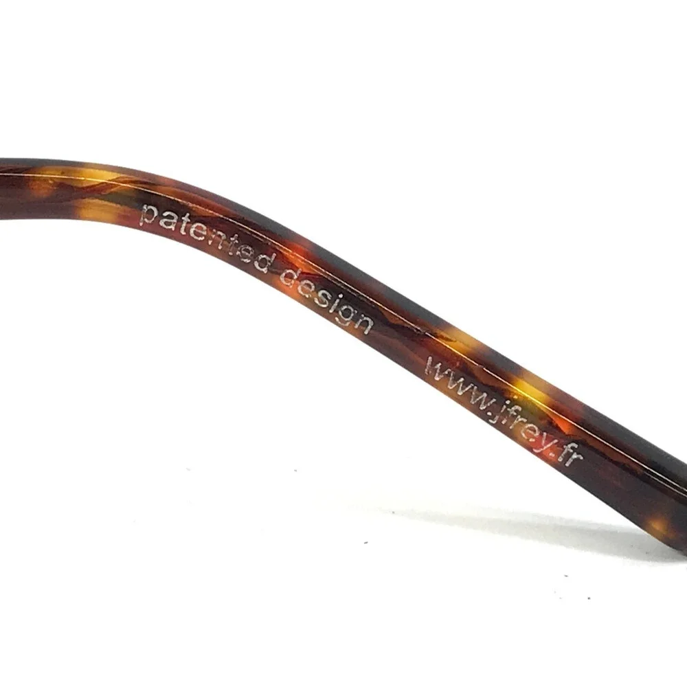 J.F. Rey Eyeglasses Frames JF2585 4560 Khaki Orange Olive Green Woven 54-20-145